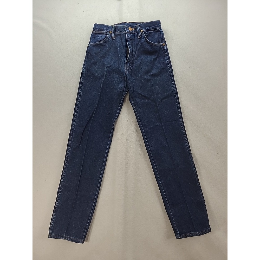 Classic Women's Dark Blue Straight-Leg Jeans